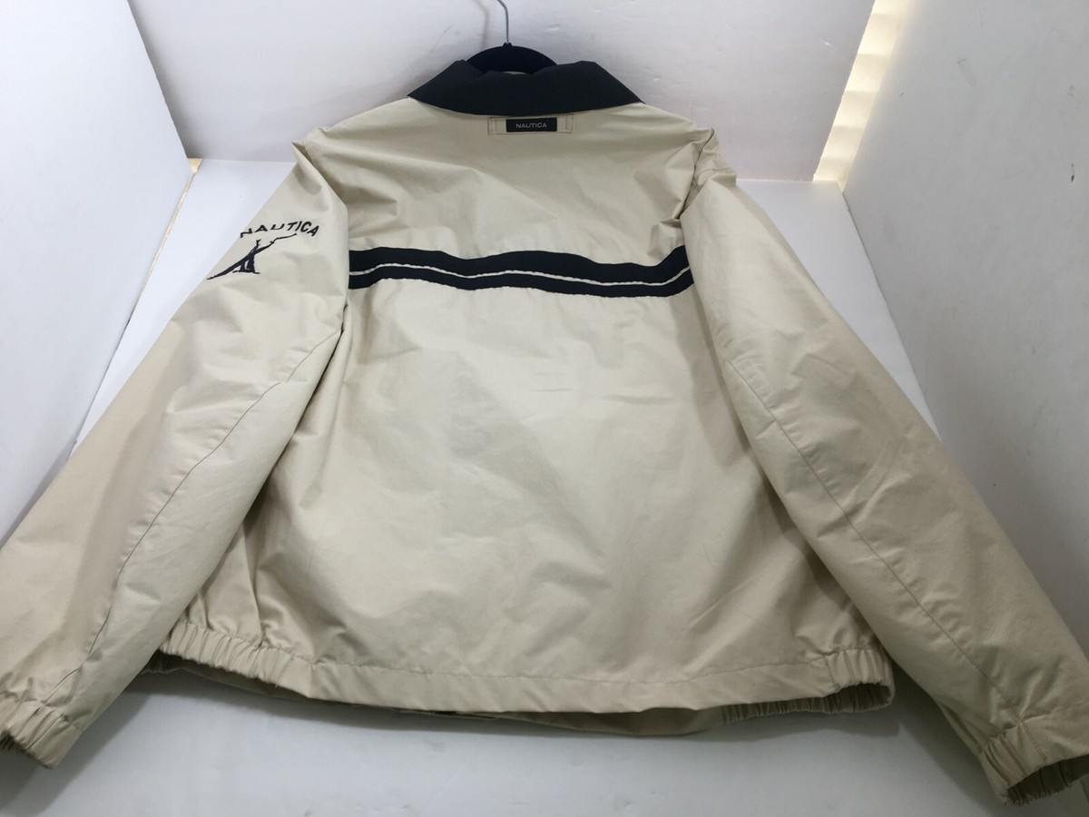 NAUTICAジャケット L Nautica Rain Coat Mens Large L Blue Wind Water Resistant