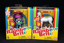 Pair of Rainbow Brite 40th Year Mini Figurines - Stormy  Starlite - BNIB