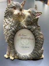 Vintage Feline Collection Cat Kitten 2001 Picture Frame 51/2"X 4"