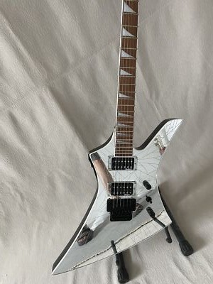 High-end Custom Electric Guitar with Silver Super Cool Cracked Mirror