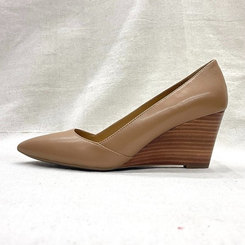 Franco Sarto Frankie, Womens 8.5M, Cool Taupe Wedge Pumps - Picture 15 of 19