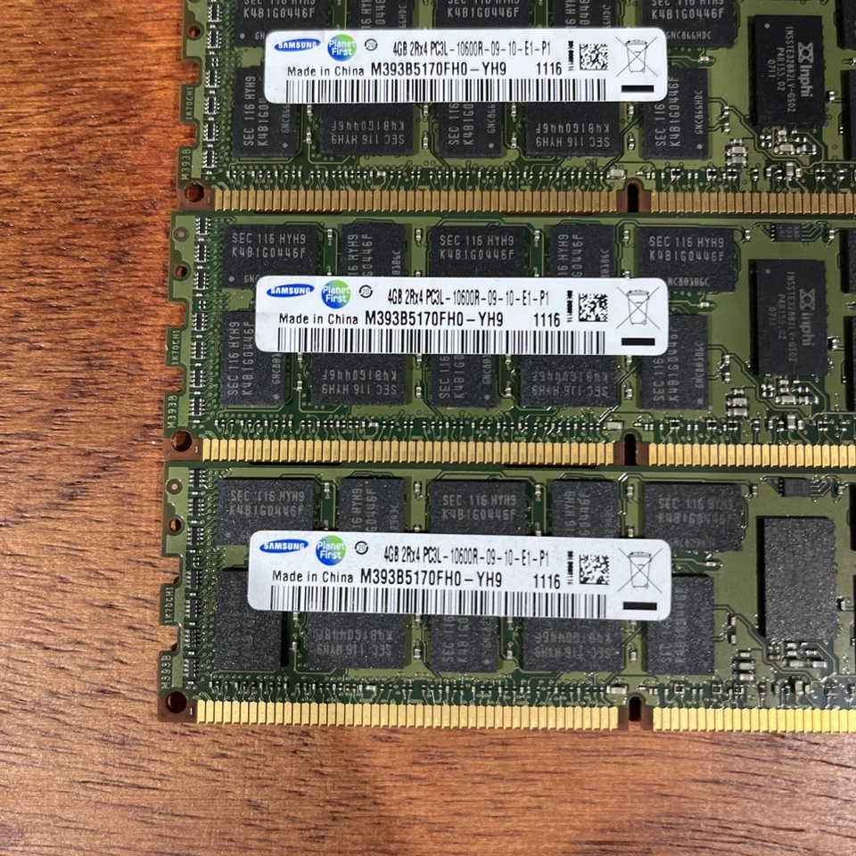 16GB (4x4GB) Cisco N01-M304GB1 15-12296-01 DDR3 PC3L-10600R 1333MHz ECC Server - Image 3 of 3