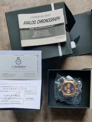 Citizen Quartz Chronograph NOS 90er