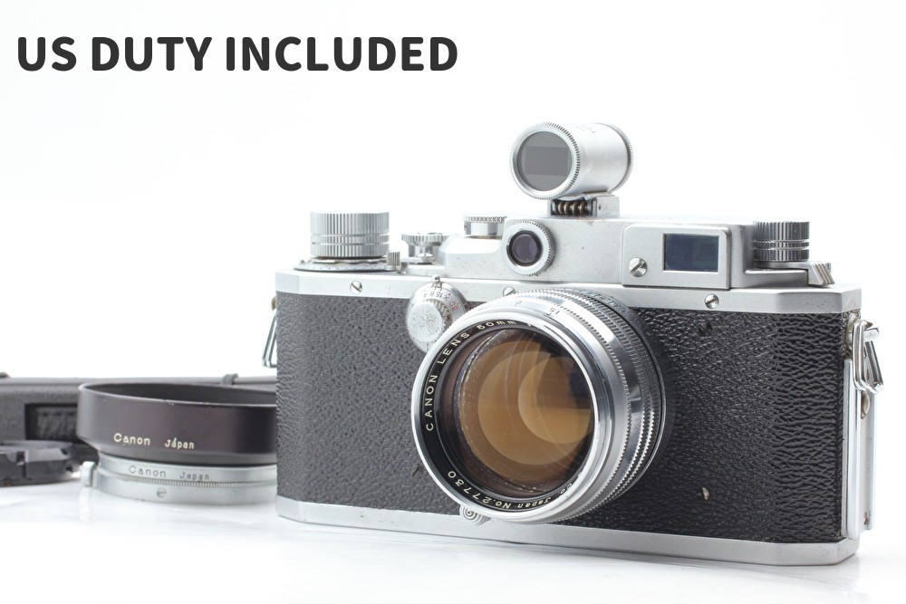 [ Exc+5 ] Canon IV Sb Rangefinder Film Camera 50mm f1.5 LTM L39 Lens From JAPAN