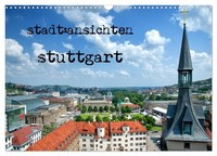 "Calendar 2027 · US Version · City Views Stuttgart (Wall Calendar 2027 17\" × 12\""
