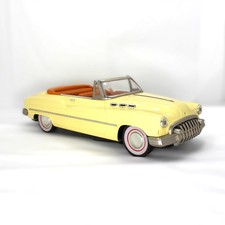 Vintage 1950 Buick Roadmaster Convertible Yellow Friction Car Japan Minor Ding