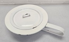 Alte antike Bettpfanne,Emaille wei&szlig;,Nachttopf,Bettsch&uuml;ssel,Schieber,Steckbecken!