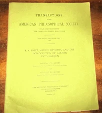 GEOLOGY NATURAL HISTORY CHARLES DARWIN & HIS INFLUENCE ON SWEDEN NATURALISTS