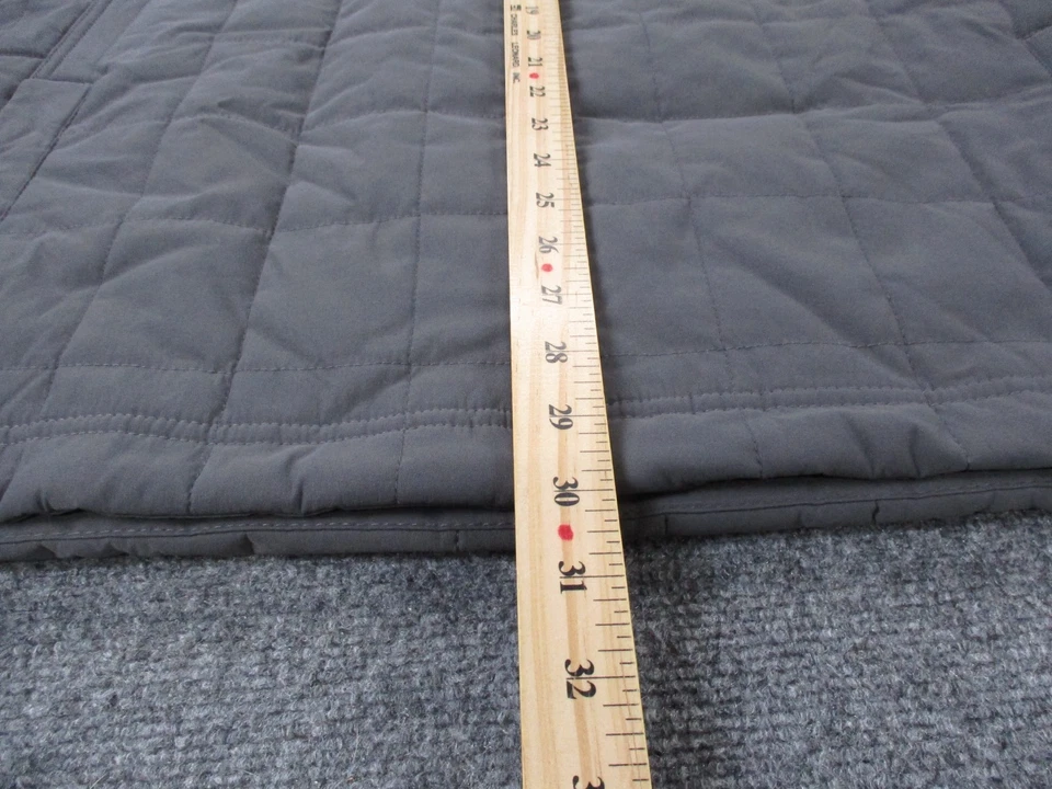 Orvis Chaleco Chaqueta Para Hombres L Gris Acolchado Puffer Aire Libre Senderismo Caza Pesca Foto 4 de 4