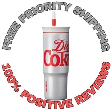 Owala 24oz Special Edition Diet Coke Stainless Steel Straw Tumbler New FREE SHIP