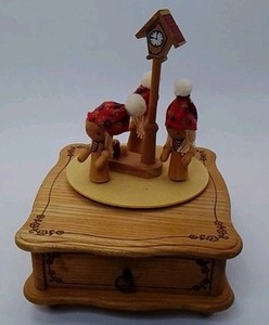 Schmid Wooden Music Box | eBay
