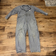 VTG Distressed Big Mac Work Jumpsuit 44R USA 70 s Coveralls Mechanic Workwear