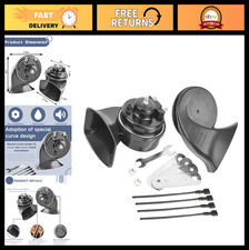 Universal 12V Dual Tone Snail Horn Upgrade Kit - Loud Waterproof Car  Motorcycl