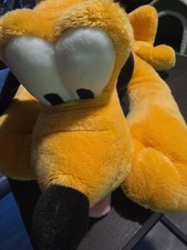 Disney Pluto Plush 18" Stuffed Animal If Found Return to Mickey Mouse Collar