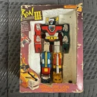 Vintage 1984 Matchbox Voltron III Miniature Lion Space Robot Die-Cast Boxed