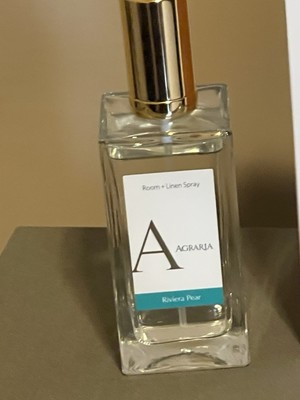 Agraria San Francisco Room + Linen Spray, Riviera Pear 3.4 oz In Box