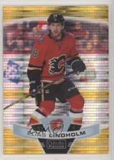 2019-20 O-Pee-Chee Platinum Seismic Gold 22/50 Elias Lindholm #102 2d8