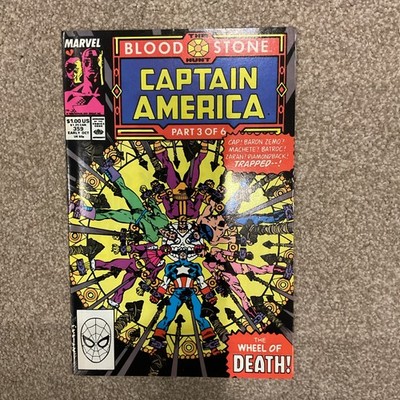 Captain America #359 Comic , Marvel Comics 1st Cameo App Crossbones HIGH GRADE