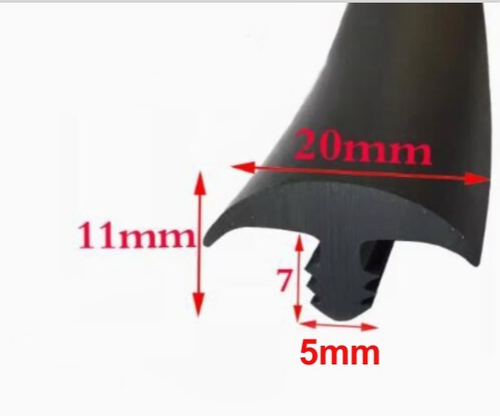 1 Meter T rubber gasket solar panel seal strip caulking strip gap ...