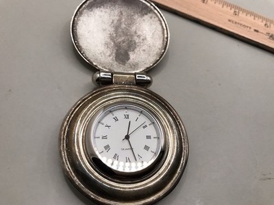 Monogrammed Silver Pocket Watch LGU Doesn t Work-needs Battery?