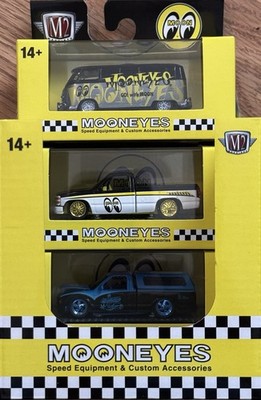M2 Machines Mooneyes Set 2 Chases 1 Raw 1 Cube - S149 (25-124, 125, & 126)