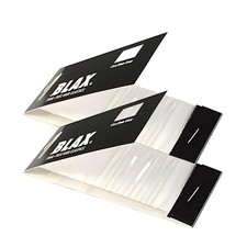Blax Clear Hair Elastics   Snag-Free Transparent Ties, No-Damage, 2mm 12x2