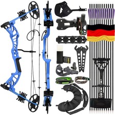 Tiro con l'arco giovanile composto arco freccia kit 15-45 libbre bambini junior caccia bersaglio DE