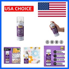 Spray Acrylic Sealer, Matte Clear Finish, 6 oz