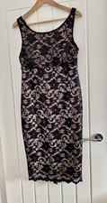 Ladies Lace Stretchy Bodycon Maternity Occasion Party Dress Size 16