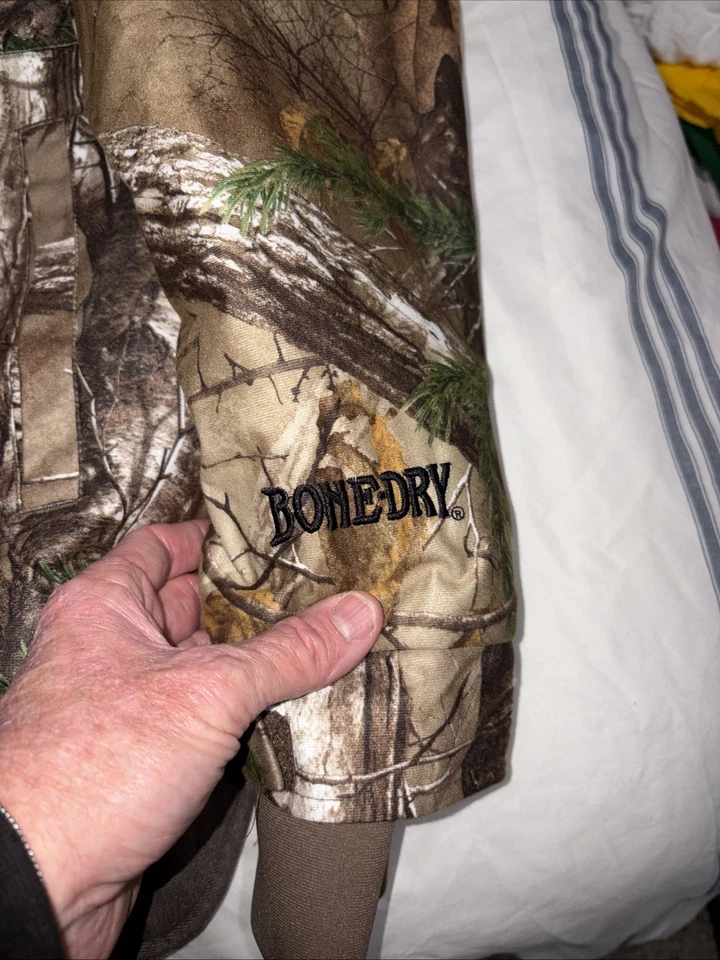 Redhead Men’s Jacket Full Zip Mossy Oak Camo Thinsulate Removable Hood Sz Large - Image 4 of 4