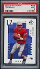 Tom Brady 2000 SP Authentic /1250 Rookie Card #118 RC PSA 9