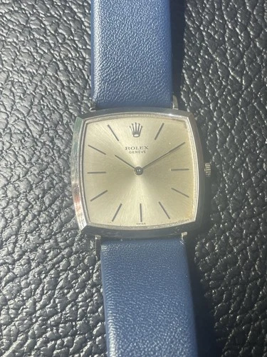 Vintage Rolex 18 karat white gold 1970s excellent condition