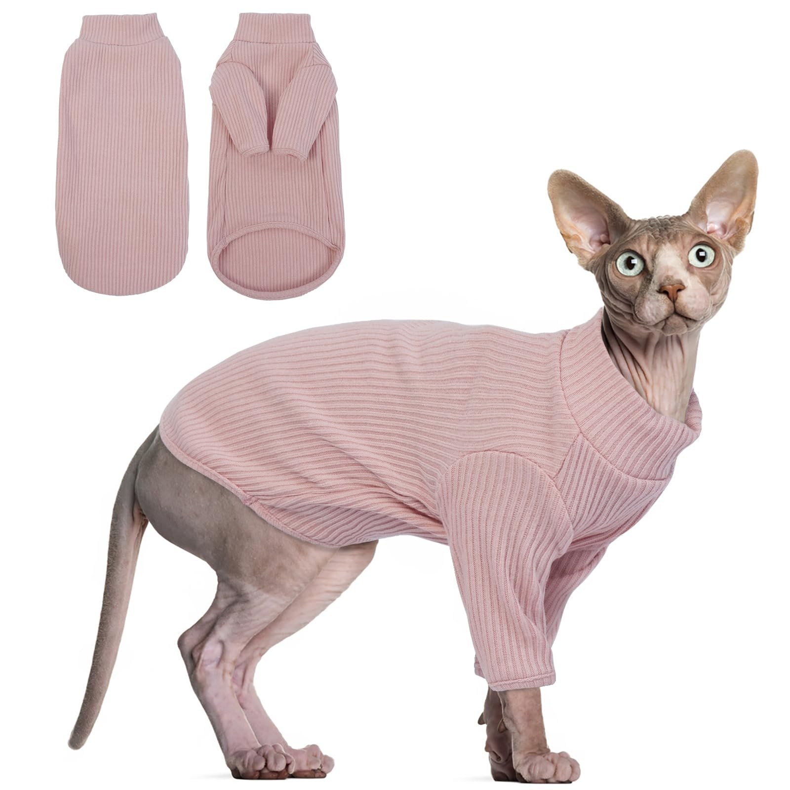 Pull chat Sphynx respirant - La solution contre les frissons des chats nus