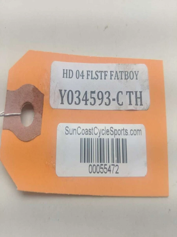 04 Harley Davidson Fat Boy FLSTF Motor Inspección Cubierta Panel (B) Foto 4 de 4