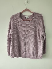 Linea Tesini Womens Jumper Pullover 24 Pink Casual Long Sleeve Knit Lightweight