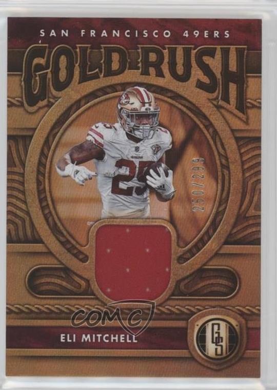 2022 Panini Gold Standard Rush 250/299 Elijah Mitchell Eli #GR-EMI 0qs4