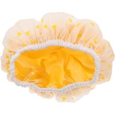 Shower Cap Replaceable Shower Hat Decorative Hair Bonnet Breathable Hair Cap