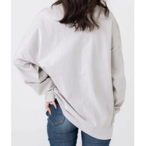 Chiikawa Big Silhouette L/S T-Shirt grau Rabbit Snowboard gebraucht - Bild 3 von 4