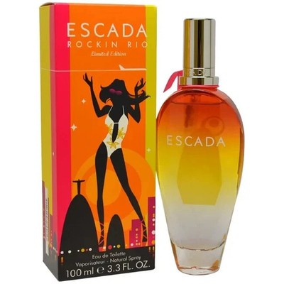 Rockin Rio by Escada for Women by EDT 3.3 FL OZ / 100ML Natural Spray SEALED
