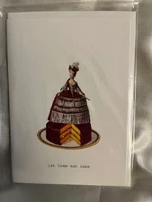 MARIE ANTOINETTE LET THEM EAT CAKE CARD, TOKYOMILK, MARGOT ELENA; NEW IN PLASTIC