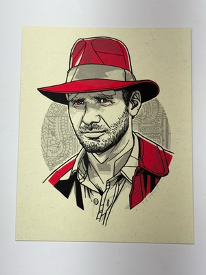 #ad Dr. Indiana Jones Handbill Tyler Stout Raiders of the Last Ark Pros amp; Cons $29.99