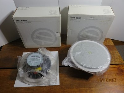 AudioTrak SPG-875S 150W Peak 80 Ohms Professional 8'' Ceiling Speakers (Pair)