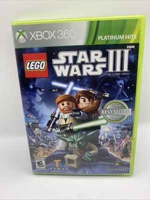 LEGO Star Wars III: The Clone Wars (Microsoft Xbox 360, 2011) Tested Fast Ship