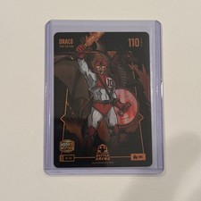 2024 Bo Jackson Battle Arena 1st Ed Draco Drake Maye Battlefoil Fire