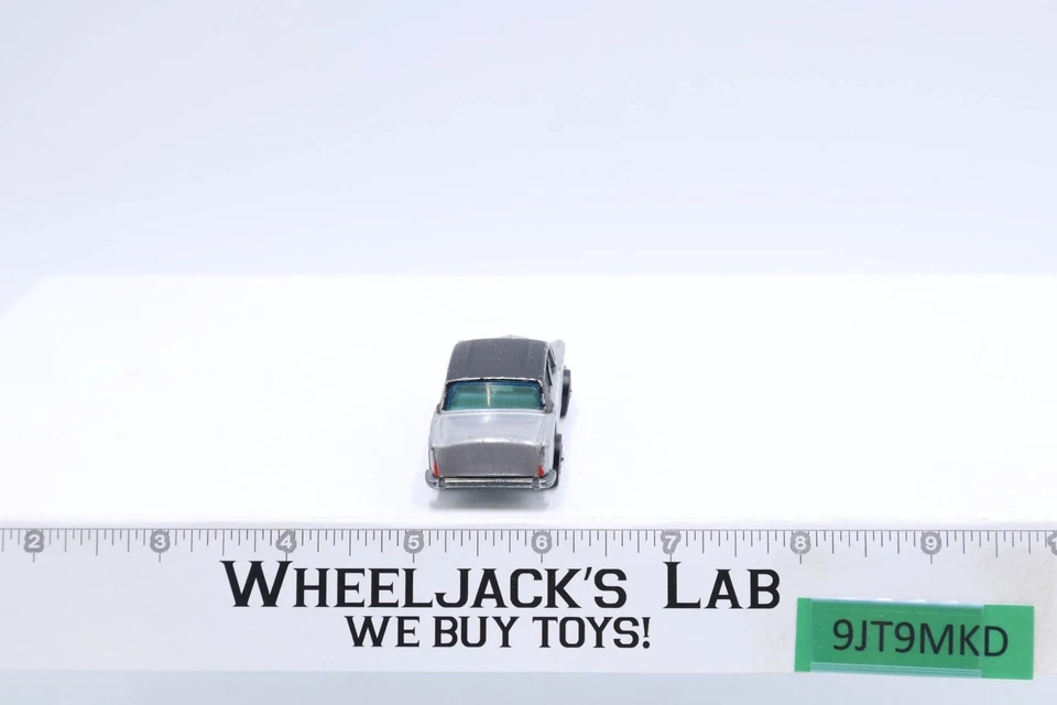 Rolls-Royce prata sombra cinza esmalte 1969 Redline Hot Wheels Mattel Vintage HK - Imagem 4 de 4