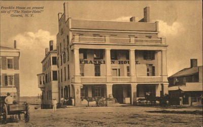 GENEVA NEW YORK NY Franklin House Nestor Hotel Antique Postcard