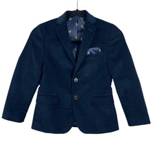 Lauren Ralph Lauren Kids Boys Blazer Jacket 8R Navy Corduroy Two  Button Preppy