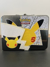 Pokemon Celebrations 25th Anniversary Lunchbox Tin - With Accessories No Packs