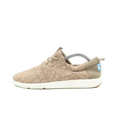 TOMS Damen EXF 1002920417 Sneaker Beige Textil Low-Top Vegan Freizeit EU 38