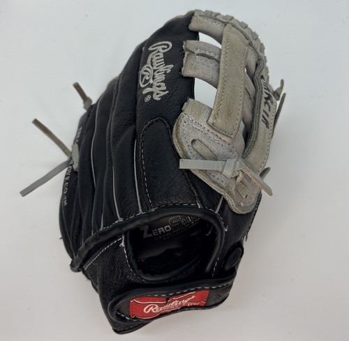 Rawlings Sure Catch Series Youth Baseball Glove 11” SC110BGH Black/Gray RHT - Picture 3 of 11
